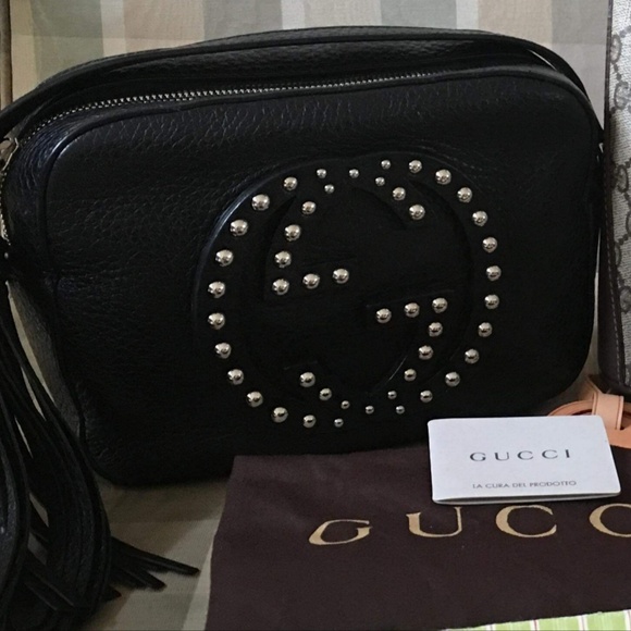 Gucci Studded Soho Disco bag. - Picture 8 of 8